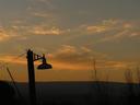Sunset.